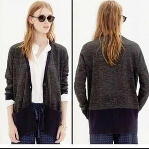 Madewell wool/alpaca/linen blend cardigan size small